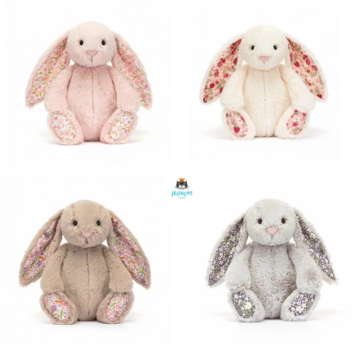 

Best-seller JC Cute Long Ears Rabbit Plush Toy Very Soft White Pink Bunny Doll Sleeping Plushies Home Decor Xmas Gifts Girl
