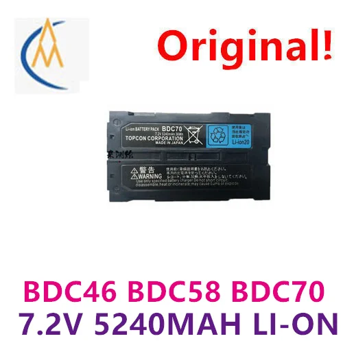 buy more will cheap GM52 Soja IM55 101 Total Station Battery BDC46 BDC58 BDC70 Charger CDC68 7.2V 5240MAH