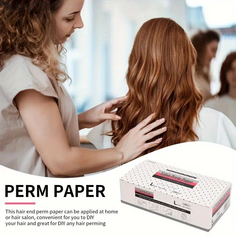 

S/M/L/XL 1000 Sheets Thin Perm Papers Heat Resistant Blanching Papers Barber Shop Salon Disposable Perm Hair Paper Tool