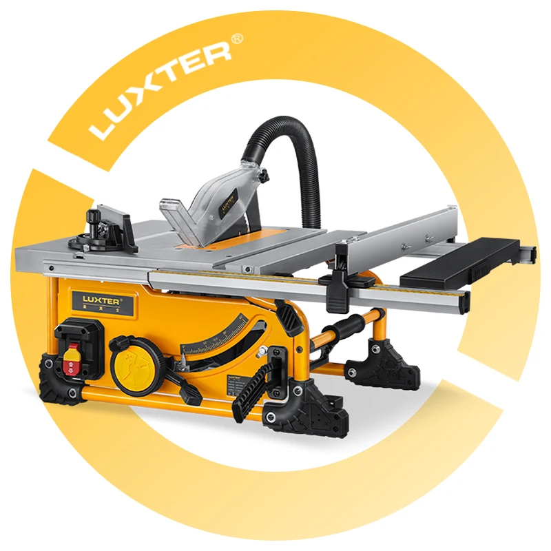 LUXTER 210 مم 1500 وات منشار طاولة محمول لقطع الخشب/الألومنيوم لأعمال النجارة سييرا دي ميسا