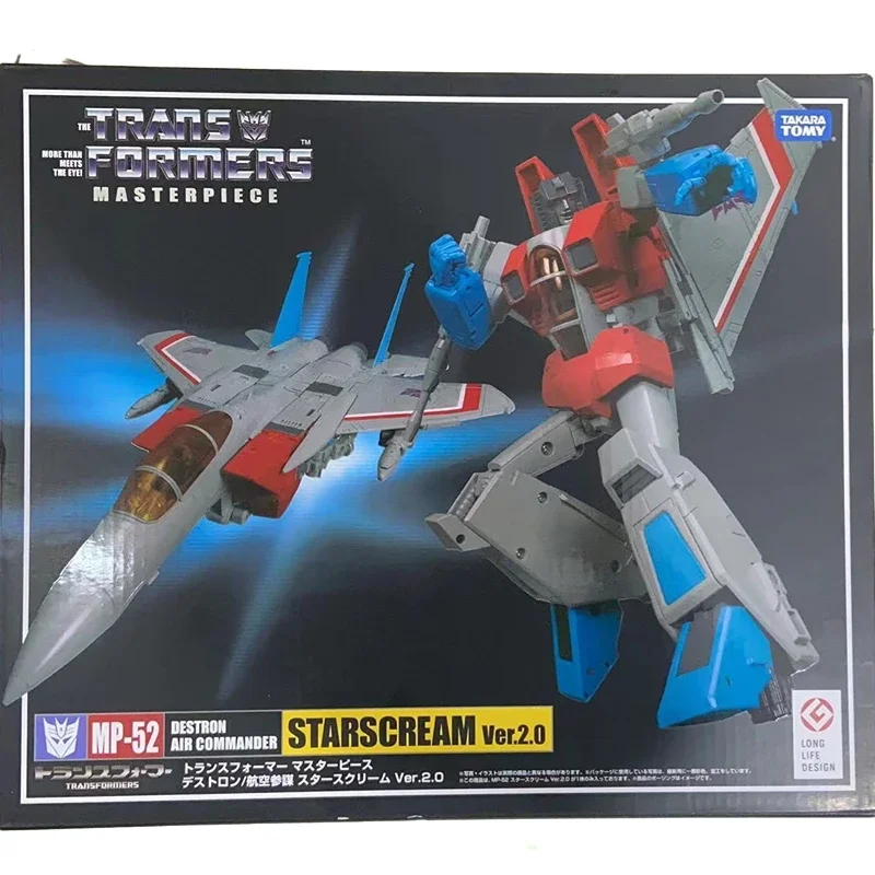 【In Stock】 TAKARA TOMY Transformation Masterpiece KO MP-52 Mp52 Starscream Ver.2.0 Action Figures Toy Gift Collection Hobby