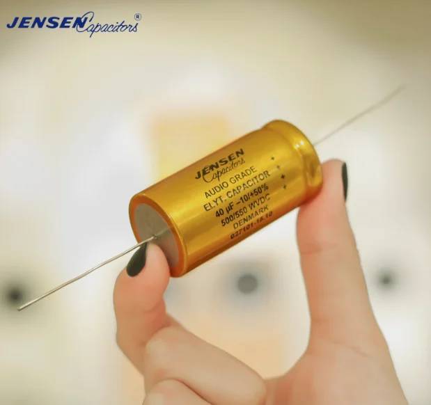 2pcs/lot Denmark Jensen 40uf 500v 25X49MM Electrolytic capacitor original handicraft free shipping