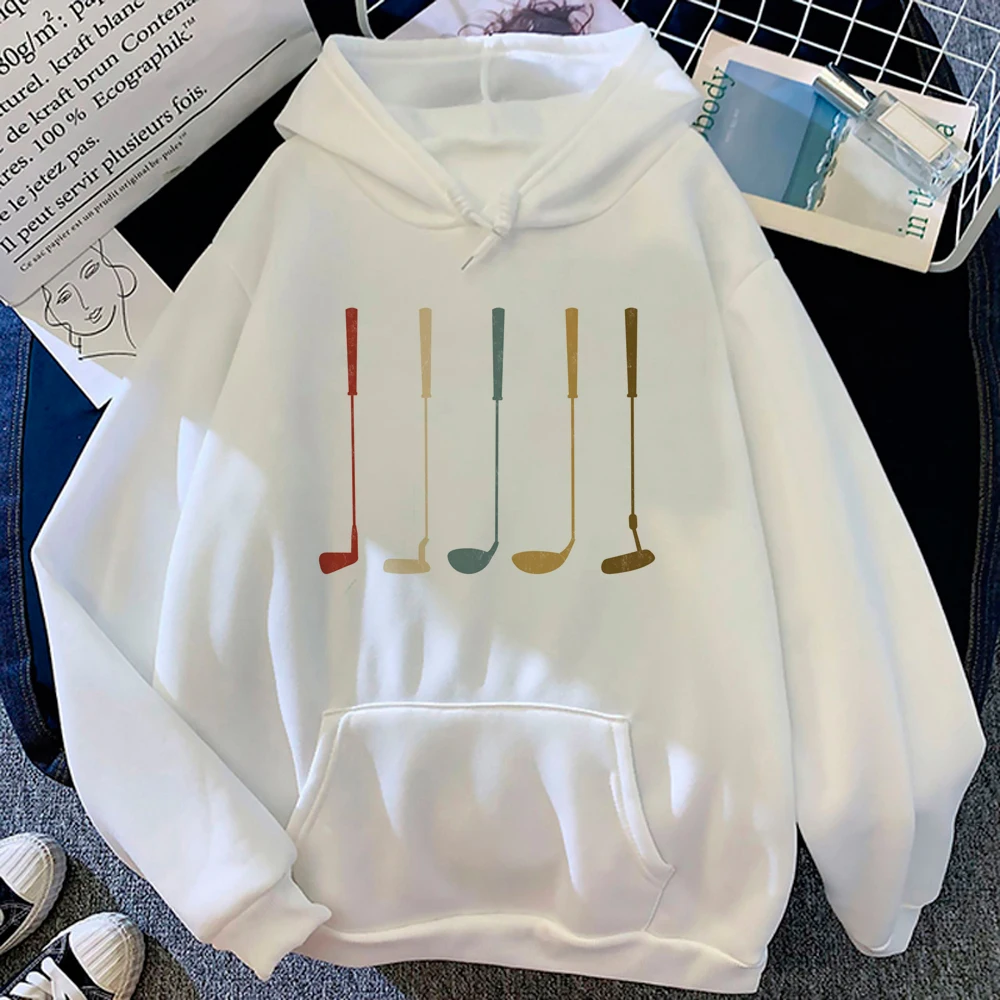 Hoodies de golfe para mulheres estéticas, agasalho feminino, estilo coreano, Y2K