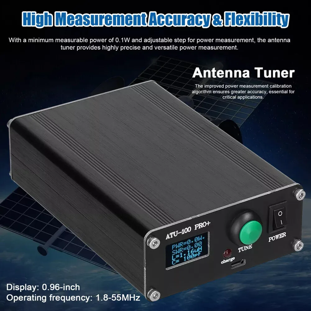 

High Power Antenna Antenna Tuner Outdoor Communications 1.8-55 MHz Frequency Range 120W Maximum Power Handling