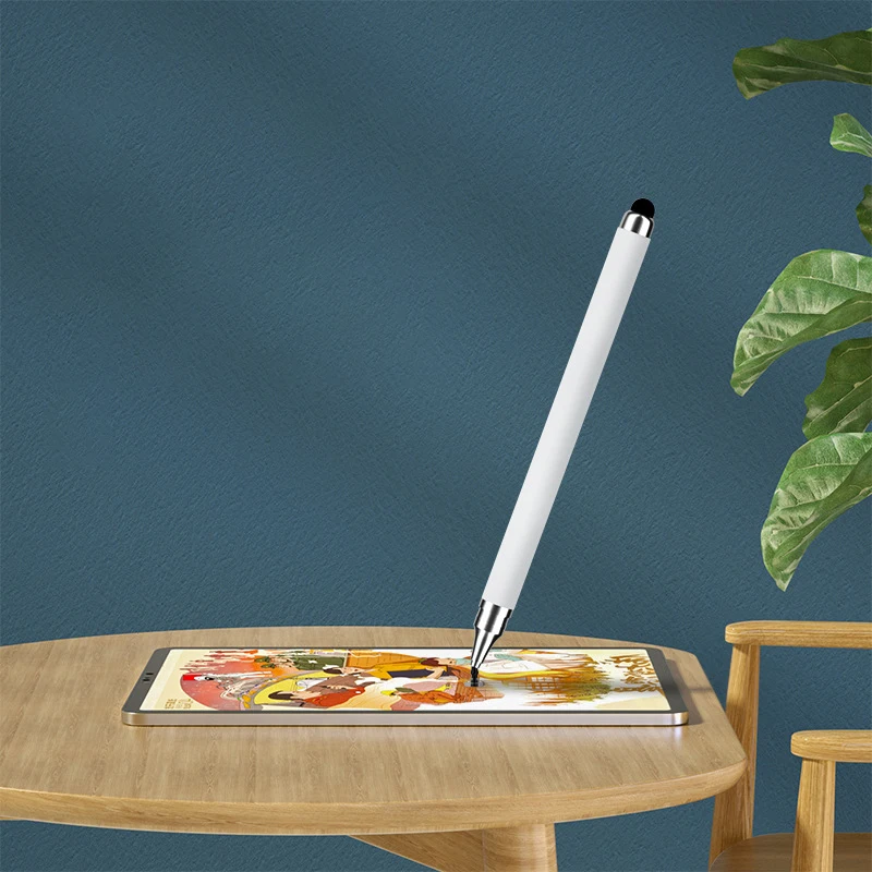 2 In 1 Stylus Pen For Cellphone Tablet Capacitive Touch Pencil For Iphone Universal Android Phone Drawing Screen Pencil