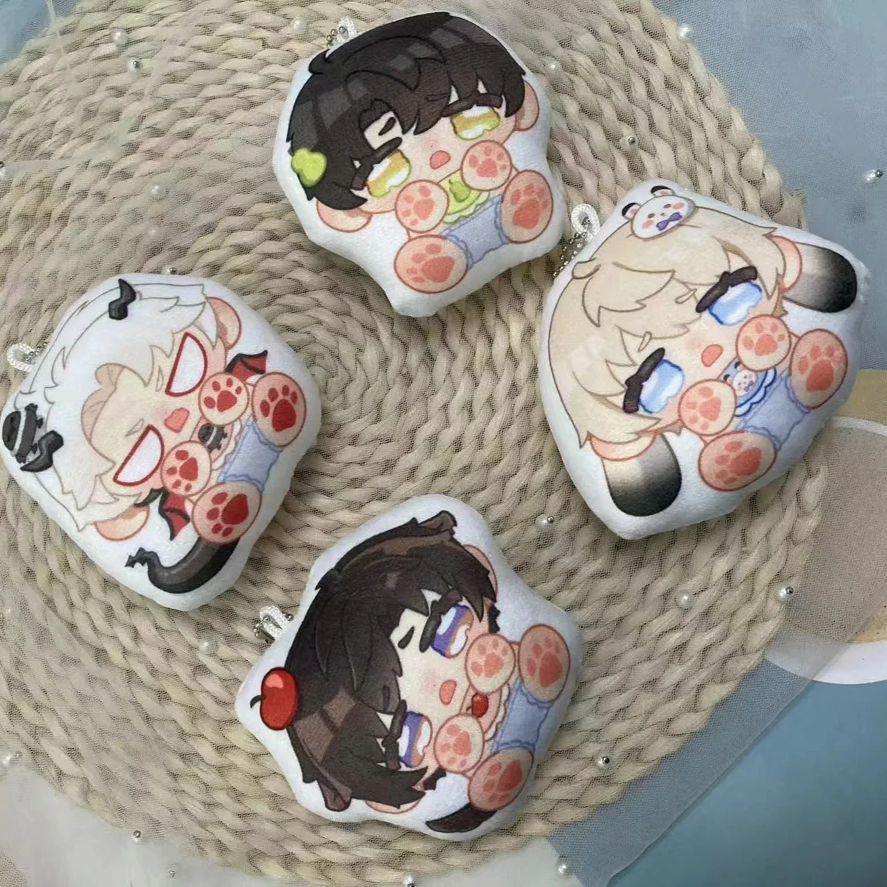 

Love and Deepspace Sylus Caleb Rafayel Zayne Xavier аниме косплей декоративная подушка подушка для спины мультфильм писк кулон брелок подарок