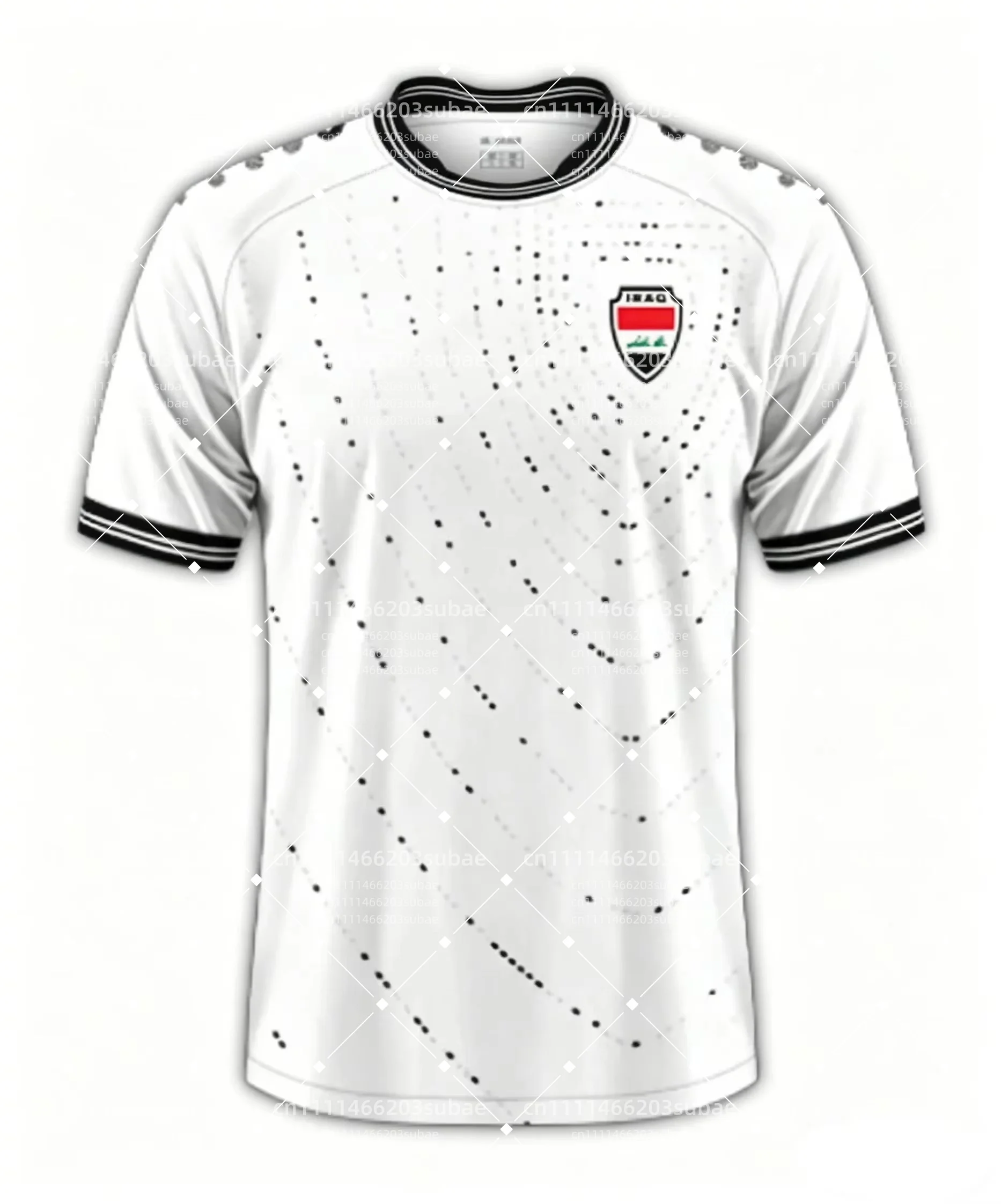 2026/27 Iraq Style Football Jersey Quick Dry Breathable Green White Fans Casual Outdoor Sports Streetwear T-shirt Y2k