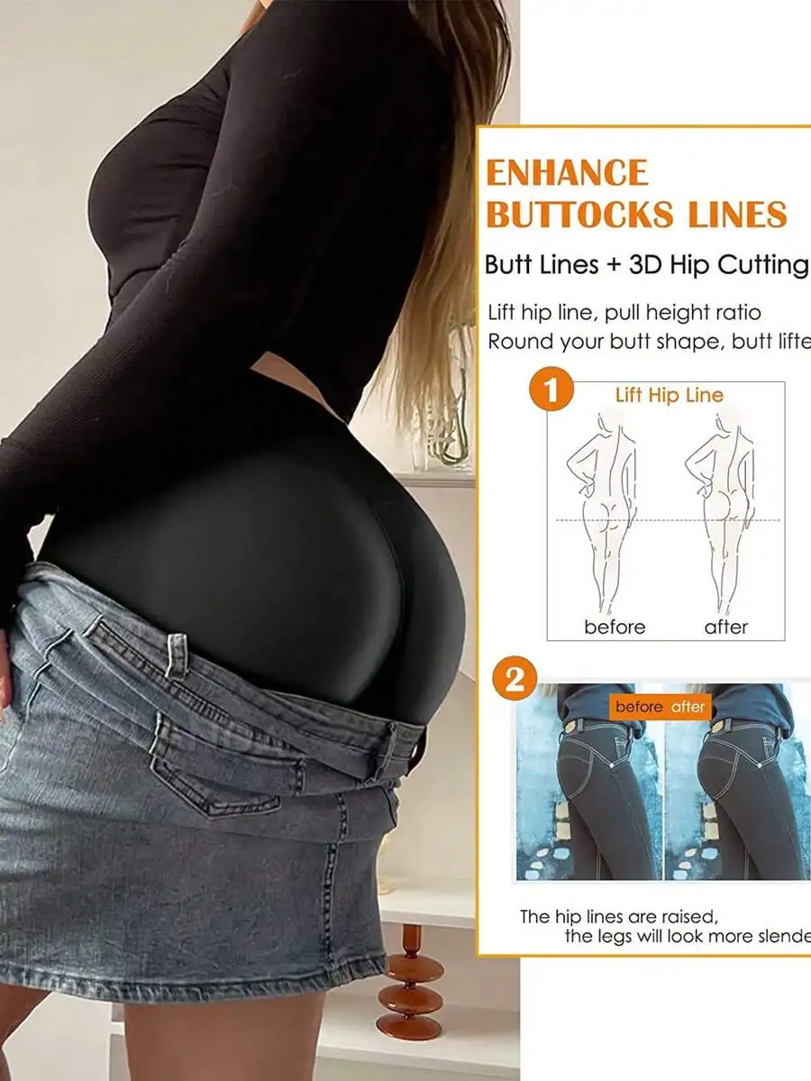 

Lace-Trimmed Boyshort Shapewear With Removable Hip Pads For Butt Lift, Tummy Control And Silhouette Enhancement