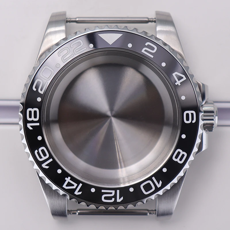 40mm 200m Wasserdichtes Taucheruhrengehäuse mit Saphirglas für Submariner GMT NH35 NH36 NH34 Miyota 8215 ETA2824 Uhrwerk, Hochwertig – Detail 5