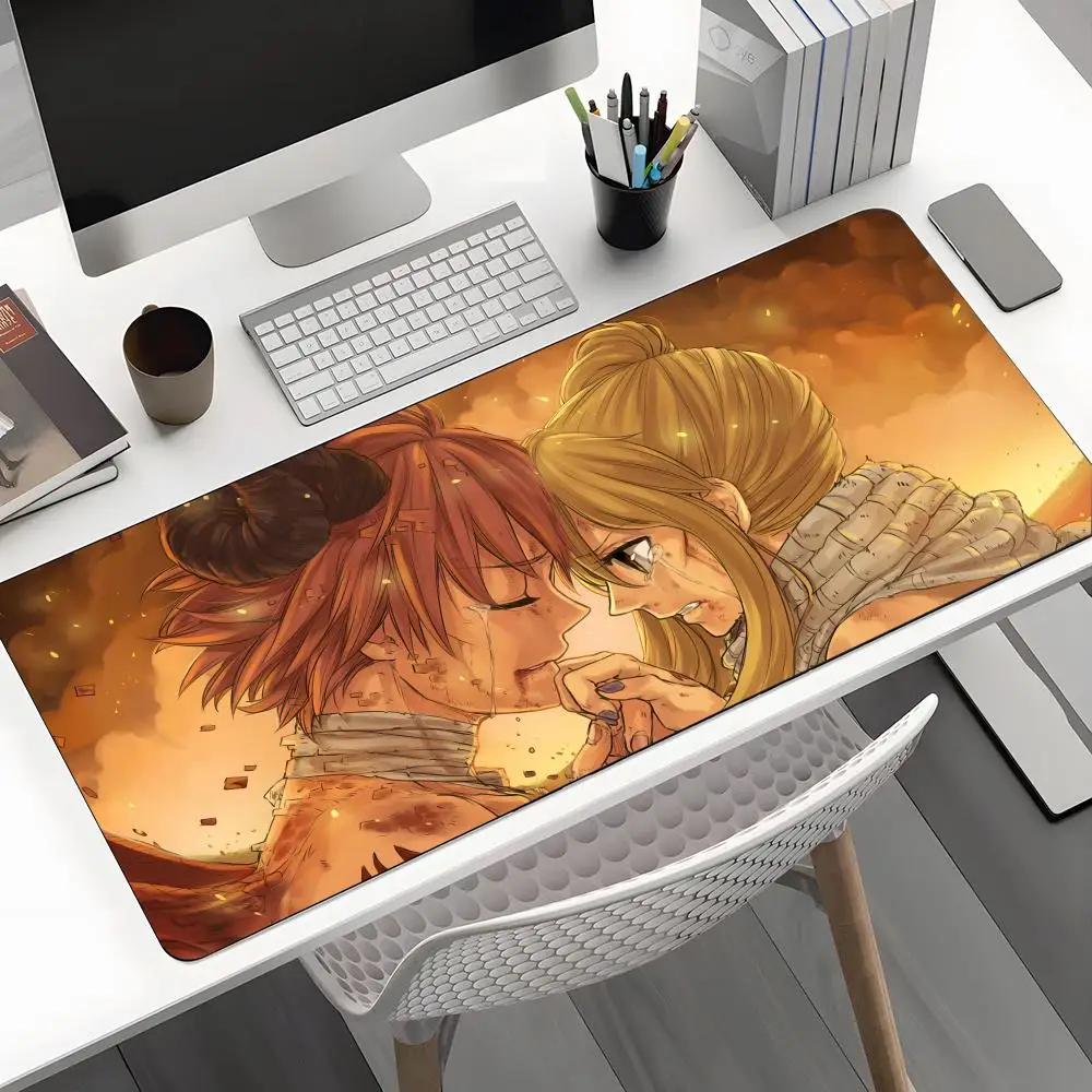 Anime F-Fairy Tail Mouse Pad Rubber Antislip Keyboard Pad 40x90cm Mousepad Gaming Accessories XXL Office Computer Mat