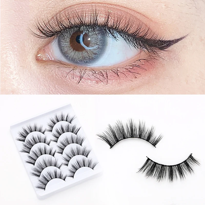 Eyelashes 3D Fake False Eye Lashes Natural Easy Operation Easy Operation For Great Gift For Every Holiday