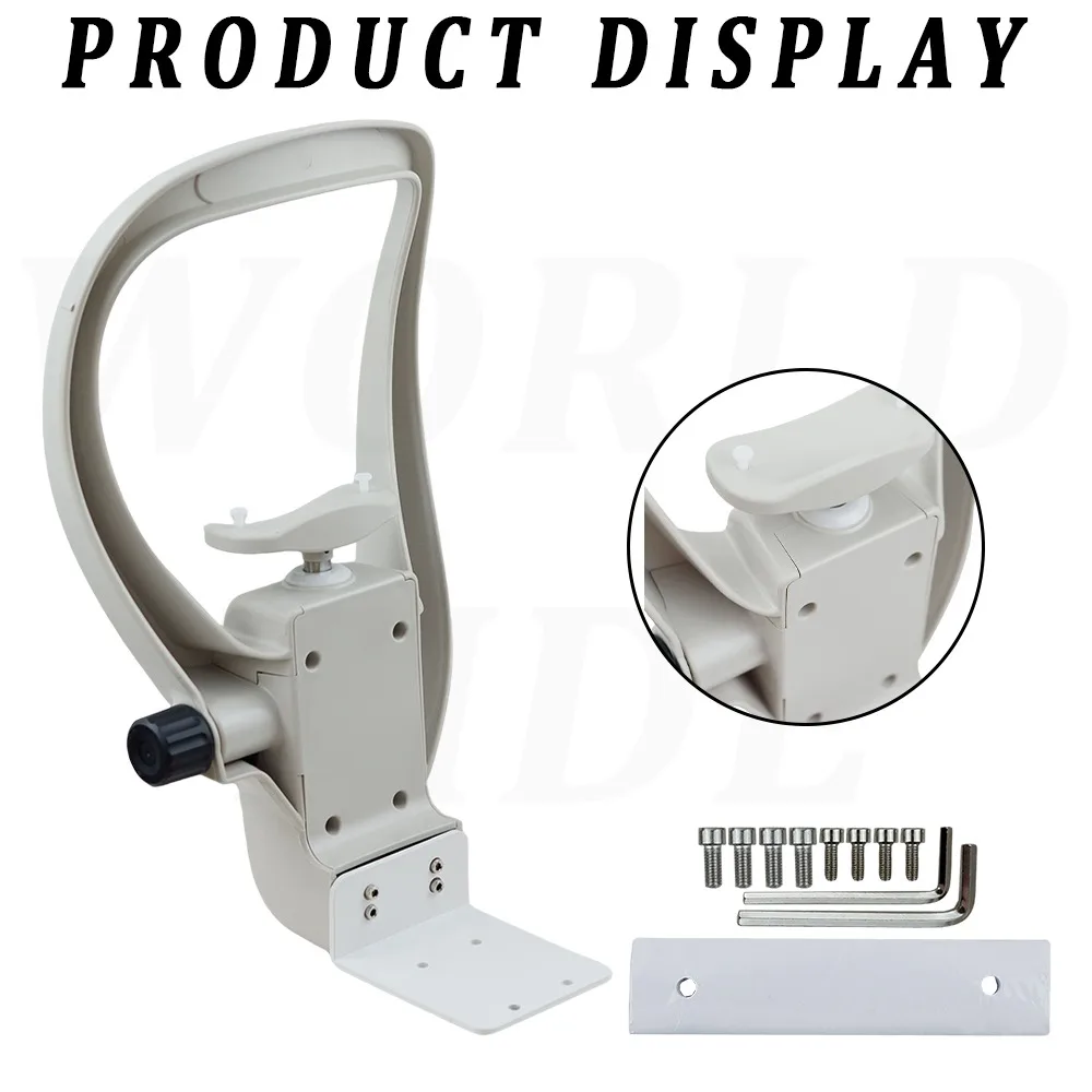 Optical Lifting Chin Bracket Forehead Support, Lifting Optical Instrument Chin Rest Forehead Bracket Set for Auto Refractometer