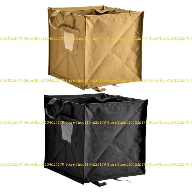 

A1A2 Camping Trash Organizers Bucket Large Capacity Trash Can Backpacking Foldable