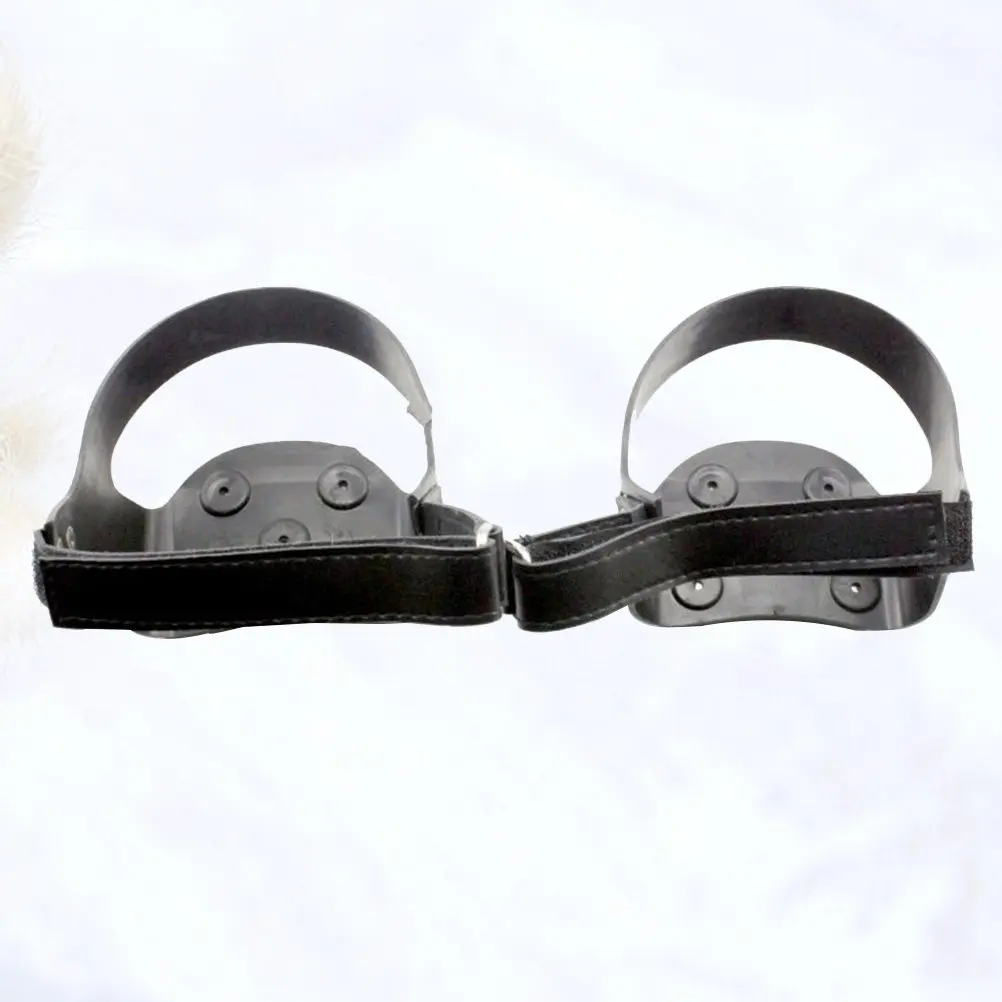 

1 пара силиконовых шипов для обуви, безопасные ледоступы с 5 зубьями, светоотражающие, сверхпрочные