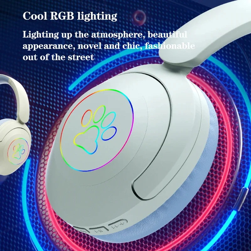 B36 headphone Bluetooth nirkabel, Headset Game musik Stereo HiFi dengan mikrofon ganda dapat dilepas