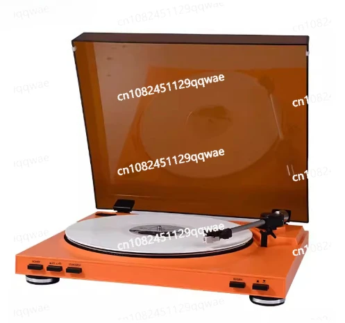Retro Simple Vinyl Record Player European-style Retro Moving Magnet HIFI Turntable LP Vinyl 33/45rpm Dual Speed Record Player