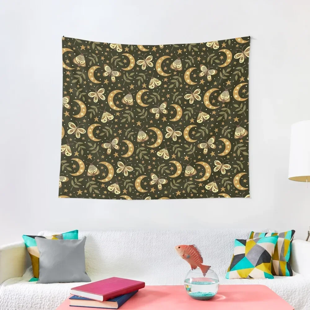 

Moons and moths Tapestry Room Decorations Aesthetic Decoration For Home Decorative Paintings Room Decor Aesthetic Tapestry