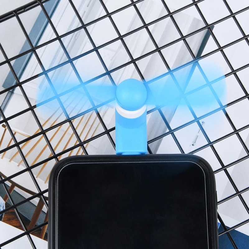 Mini ventilateur téléphone portable type-c Micro USB C refroidisseur refroidissement pour les ventilateurs téléphones