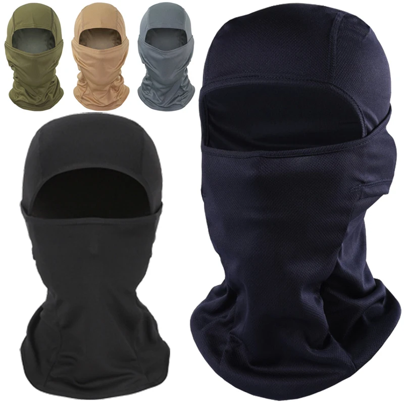 Outdoor Military Tactical Balaclava Bike Cycling Windproof Full Face Mask for Outdoor Hunting Hiking Motorcycle Full Face Mask