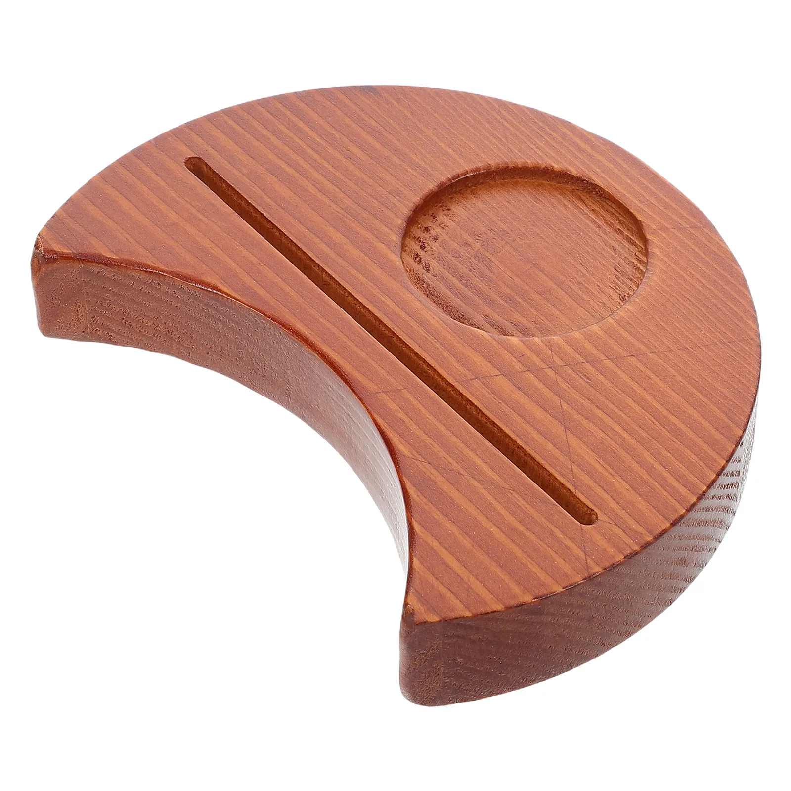 

Wooden Tarot Card Holder Stand Display Organizer Natural Finish Rustic Charm for Readings Professional Personal Use