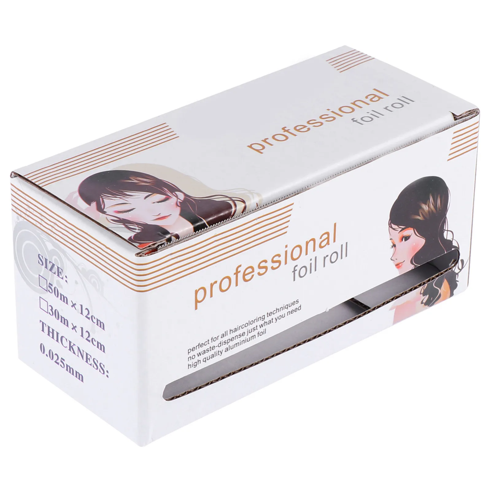 1 roll Hair Highlighting Sheets Salon Tool Coloring Paper Hairdressing Halloween Christmas New Year Hair Roll Perm