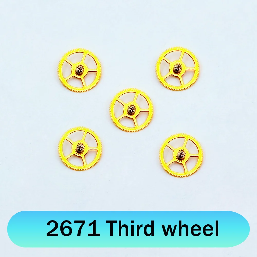 Third Wheel Watch Accessories Three Wheels Suitable for ETA2671 Movement Watches Three Wheels Repair Parts