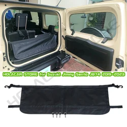 3-Door Jimny Car Rear Trunk Curtain Cover Storage Bag Net For Suzuki Jimny JB64 JB74 2019 2020 2021 2022 2023 2024 2025 2026