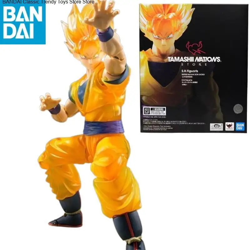 

Оригинальный НАЦИОНАЛЬНЫЙ МАГАЗИН TAMASHII BANDAI S.H.Figuarts Super Saiyan Goku Z Warriors SHF Son Goku Dragon Ball Z в наличии игрушки в подарок
