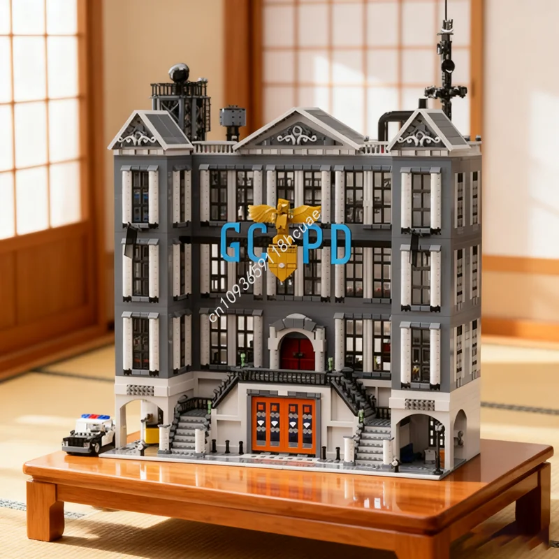 

6803pcs MOC Arkham Assault GCPD Super Heroes Hero Model Building Blocks Architecture Assembly DIY Creative Idea Brick Gift Decor