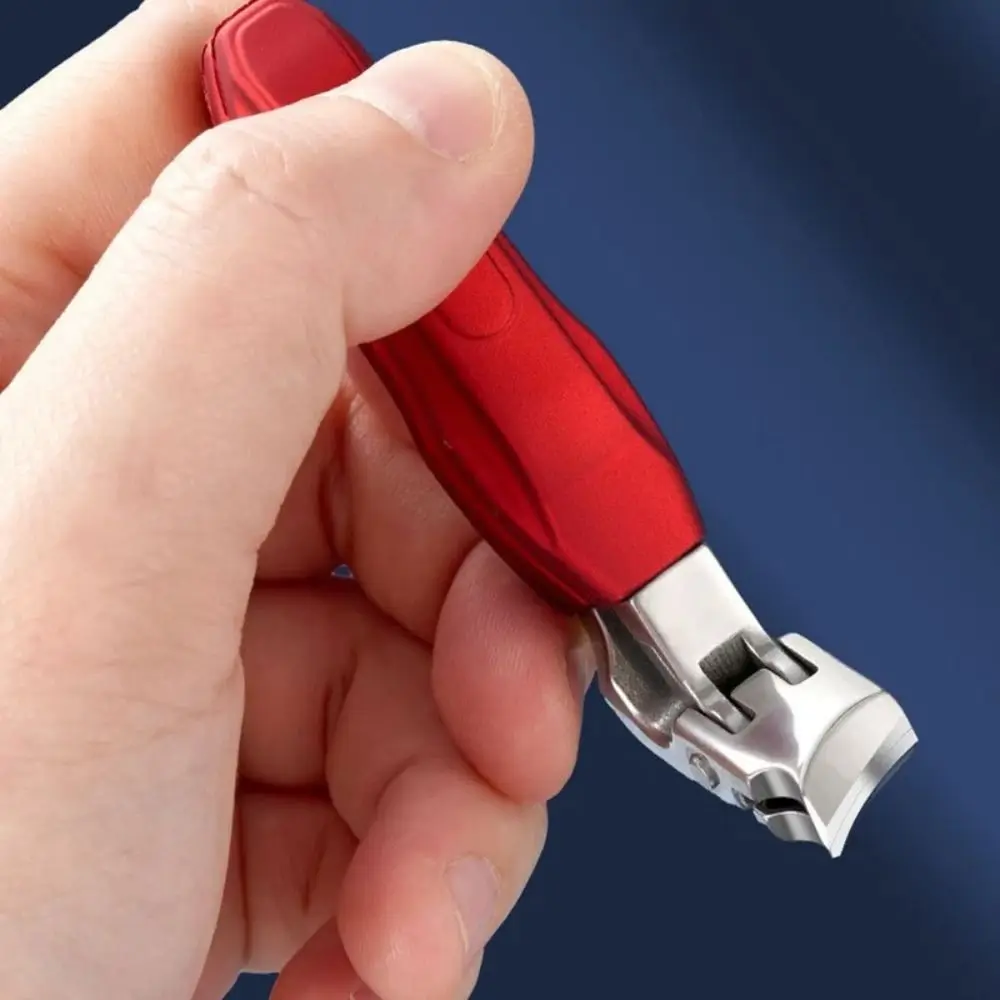 Heavy Duty Plastic Angled Head Nail Clippers Stainless Steel Ergonomic Design Nail Clippers Toenail Clipper Thick Nails