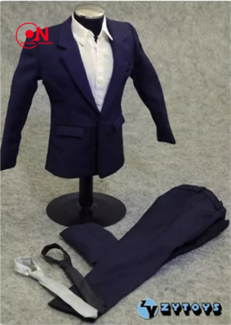 ZYTOYS ZY5052 1/6 Scale Male Soldier Suit Pants Tie Clothing Set Model Toy Accessories Fit 12'' Action Figure Body In Stock