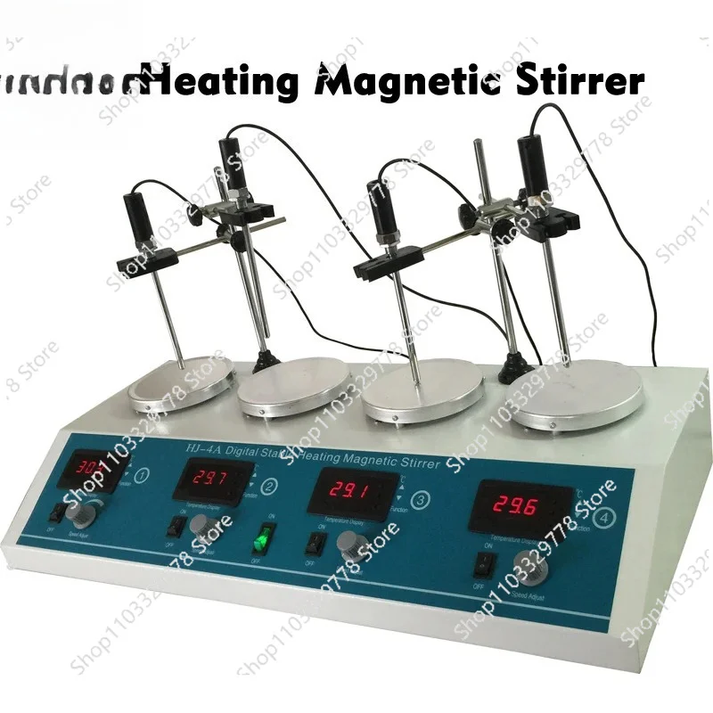 Magnetic stirrer with heating machine HJ-4A 4 in 1 digital stable heating magnetic stirrer 110/220V 1PC