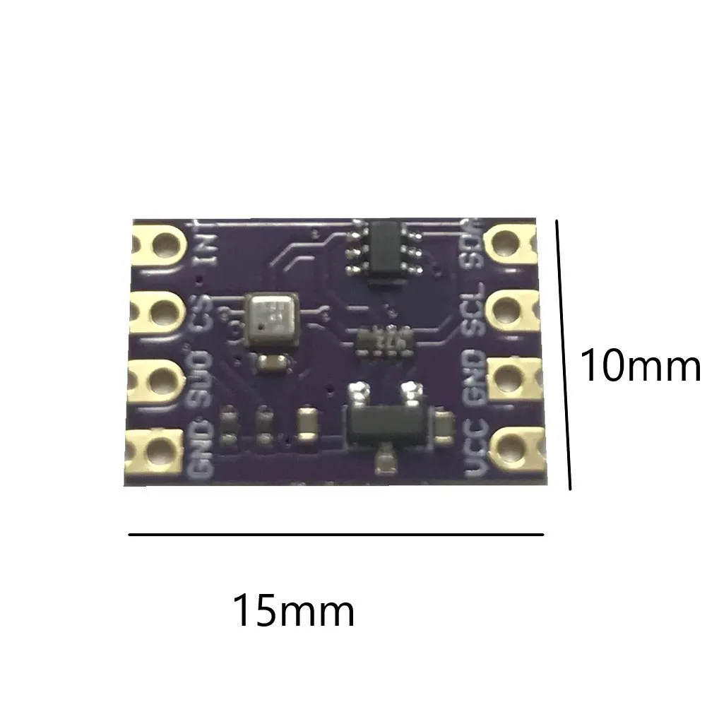 4-Pack BMP580 Atmospheric Pressure Sensor Module Featuring I2C and For SPI Support for Embedded Systems and Projects