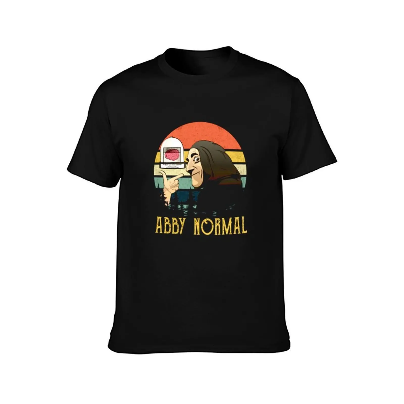 Do Not Use This Brain Abby Normal Sunset Shirt T-Shirt, Summer Casual Cotton Tee, Oversized Streetwear Tops, Unisex Men Women