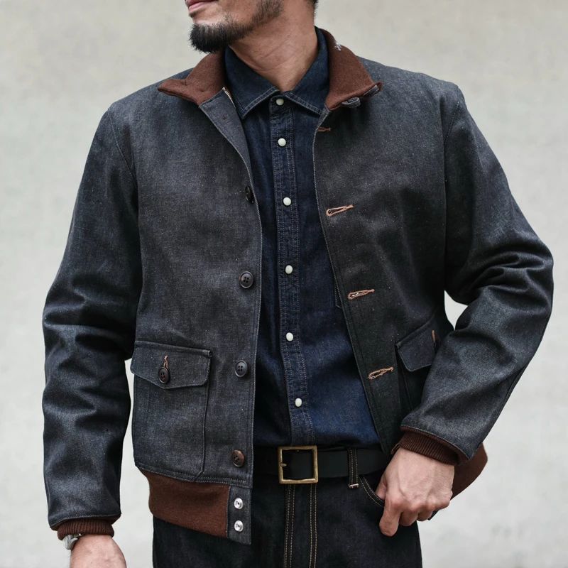 A1 Flying Denim Jacket MCCOYS Air Force Jacket