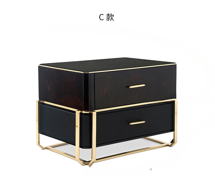 Современная простая прикроватная тумбочка, модель комнаты, отеля, высококачественный шкаф для хранения вещей, мебель для клуба B & B