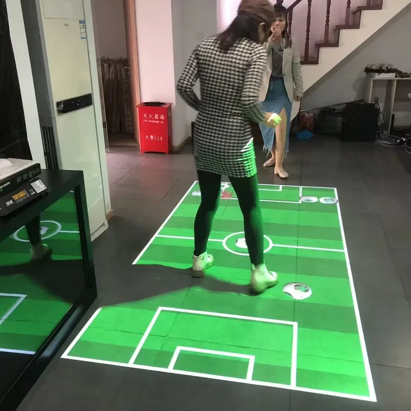 All in One Movable 3D Interactive Floor Projector with 150 Games Interactive Ground Projection System for School