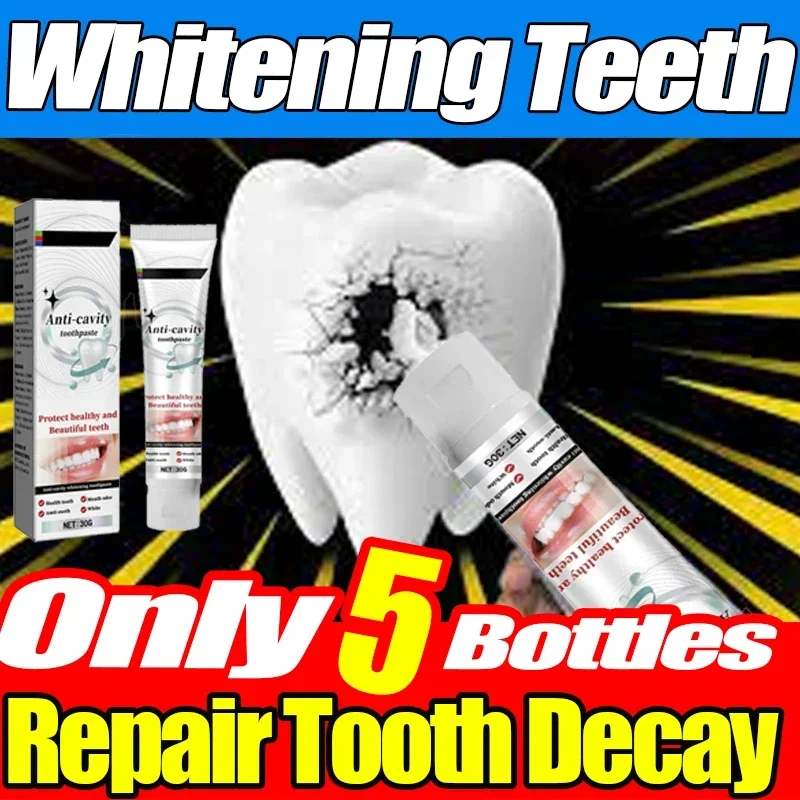 

Natural Plant Extract Toothpaste, Repair Tooth Decay and Whiten Teeth, Teeth Cleaning and Stain Removal