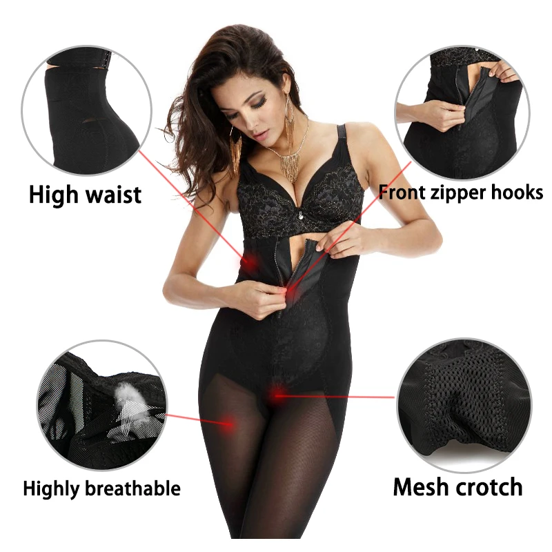 High Waist Women Legging Post Operation Surgery Postpartum Liposuction Recovery Pants Compression Tights Body Shaper Pantyhose