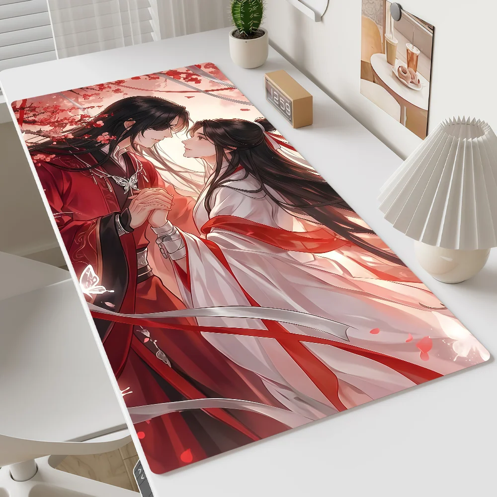 Mouse Pad MousePad Non-slip Lockedge Office Student Gaming Thickened Blessing H-Heaven Large Writing Pad Officials Cushion