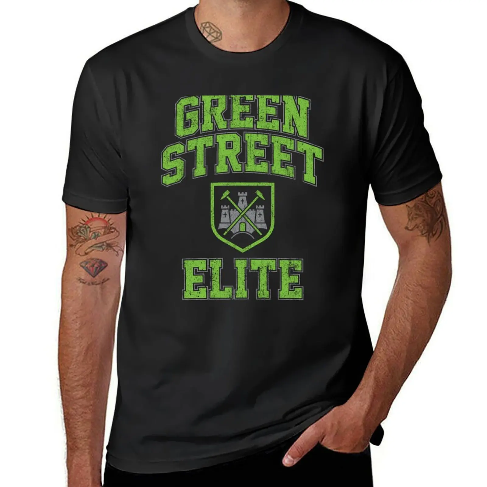 

Green Street Elite (Variant) Green Street Hooligans T-Shirt cute clothes vintage summer clothes mens white t shirts
