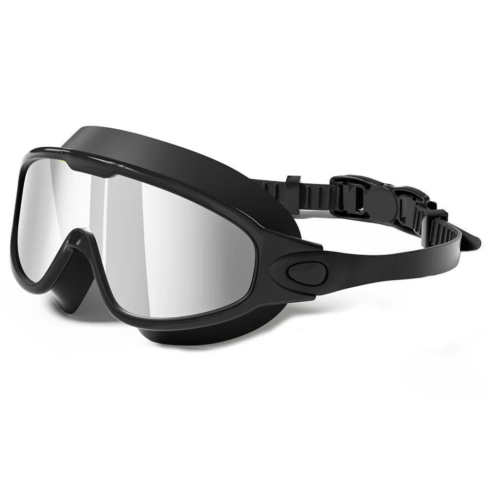 Weitwinkel-Schwimmbrille Schwimmbrille Ohne Leckage Anti-Beschlag UV-Schutz 180° ° Clear Vision Pool Beach Essentials Schwimmbrille für Erwachsene – Detail 8