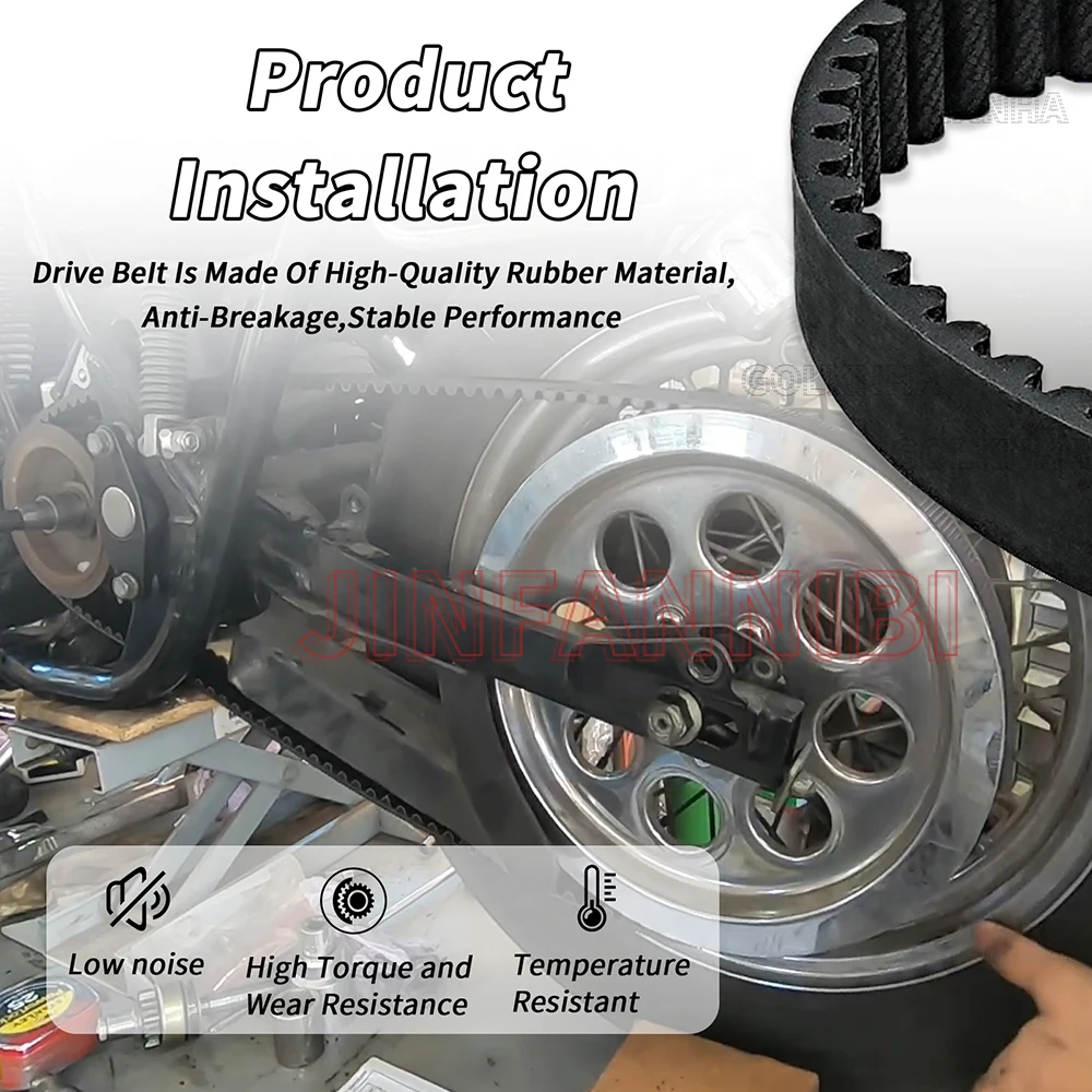 Drive Belt Replace 40023-86 For Harley-Davidson 1986-1994 Softail Series All Models, 132T, 1.5 Inch Width