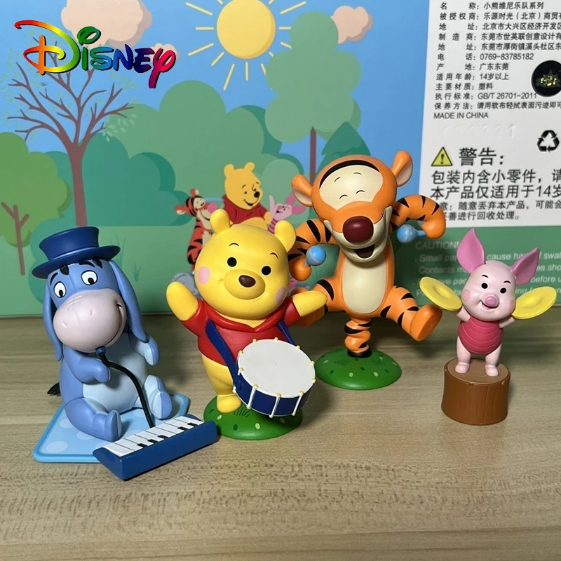 Anime Catoon Winnie The Poohaction Figure Toy Pooh Bear Tgger Eeyore Pigletaction Figure Doll Toys Desktop Decoration