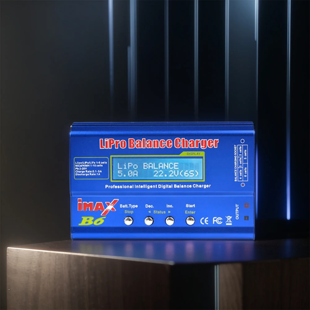 Mini Professional Balance Charger/Discharger for 1S-6S LiPo Lilon Life NiCd NiMh Pb RC Battery for Children
