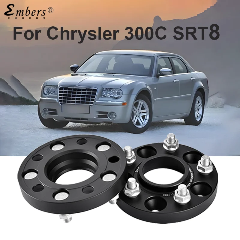 

Колесные проставки Embers для Chrysler 300C SRT-8, PCD 5X115, ЦО 71.6, M14X1.5, черные, кованые, алюминиевые, 1 шт.