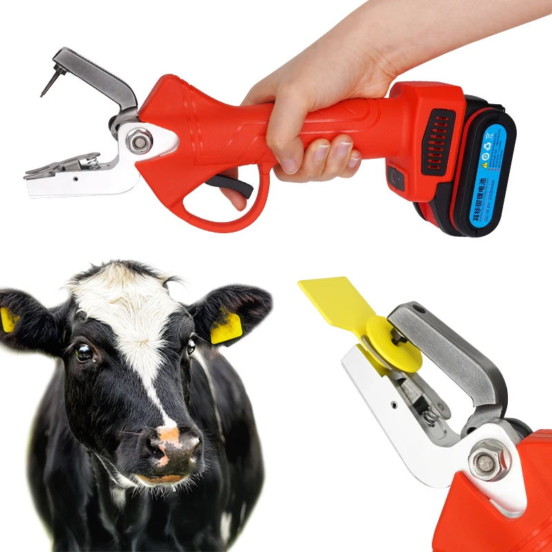 Applicator Sheep Cattle Ear Tag Pliers Automatic Electric Ear Tag Install Tool for Sale