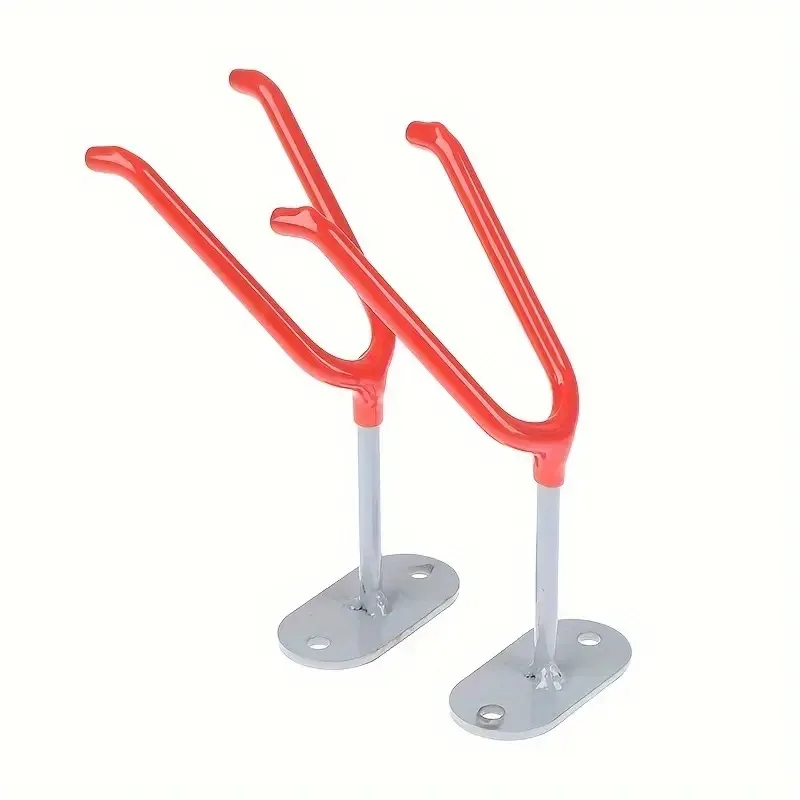 Red Spray Gun Support Bracket Wall Organizer Rack Anti Scratch Stand Tool Storage Hook Industrial Paint Application Gear