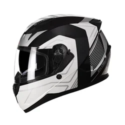 Latest Full Face Motorcycle Helmet Men Women Bike Four Seasons Racing Motorcycle Safety Riding  DOT ECE Approved Casco Capacete