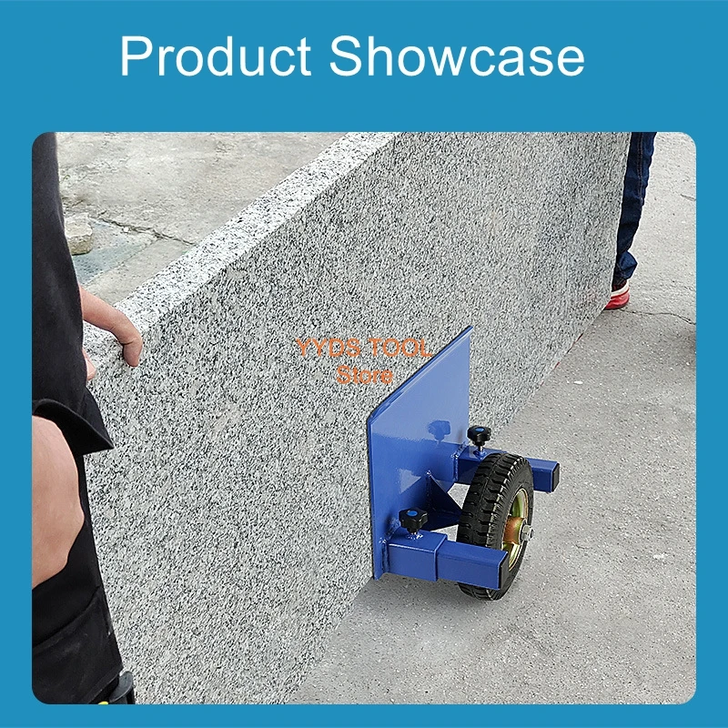 

Two-Wheeled Clamp Cart for Effortless Transport of Stone Slabs, Granite, Marble, Glass Doors & Windows